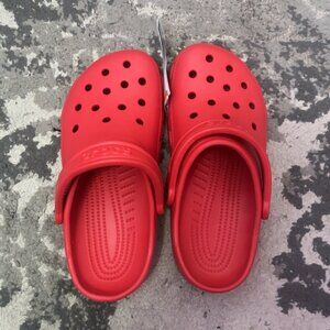 Red Crocs